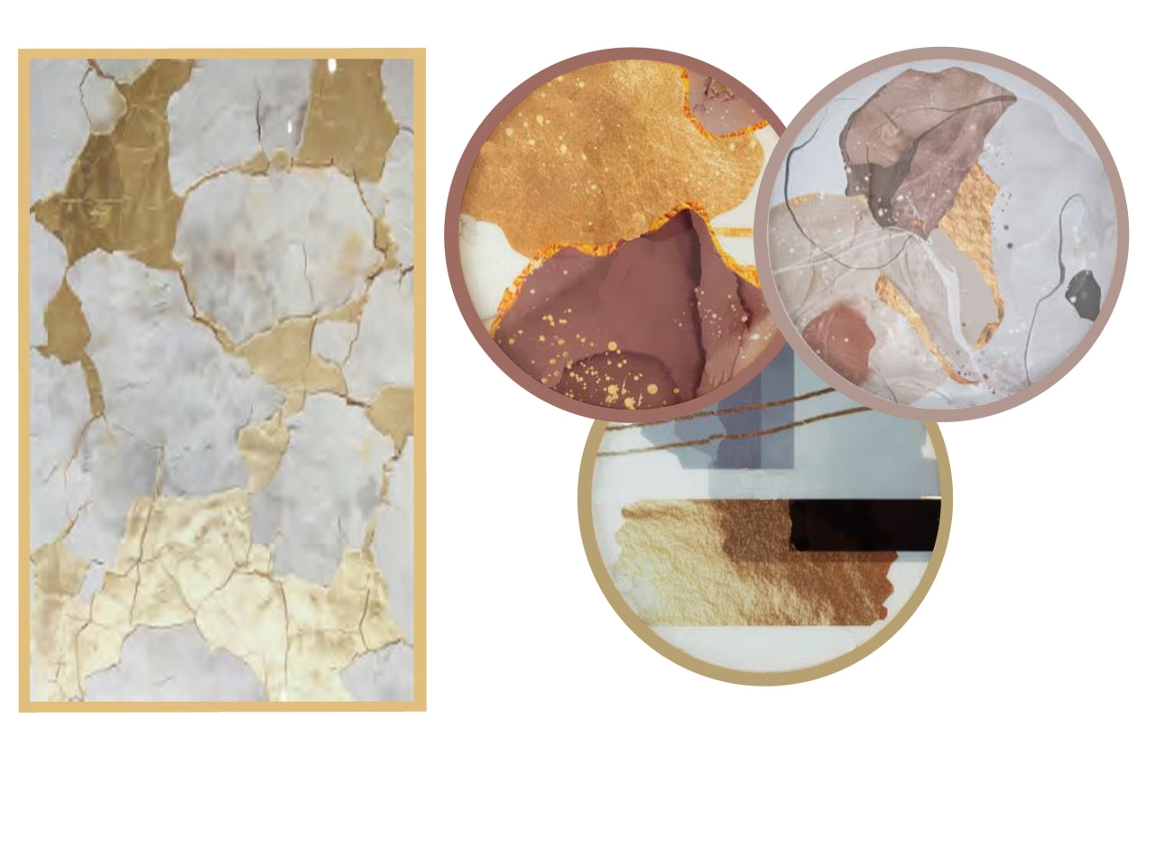 Vassoio rettangolare mdf con bordo 40x25x4cm linea marmo assortiti