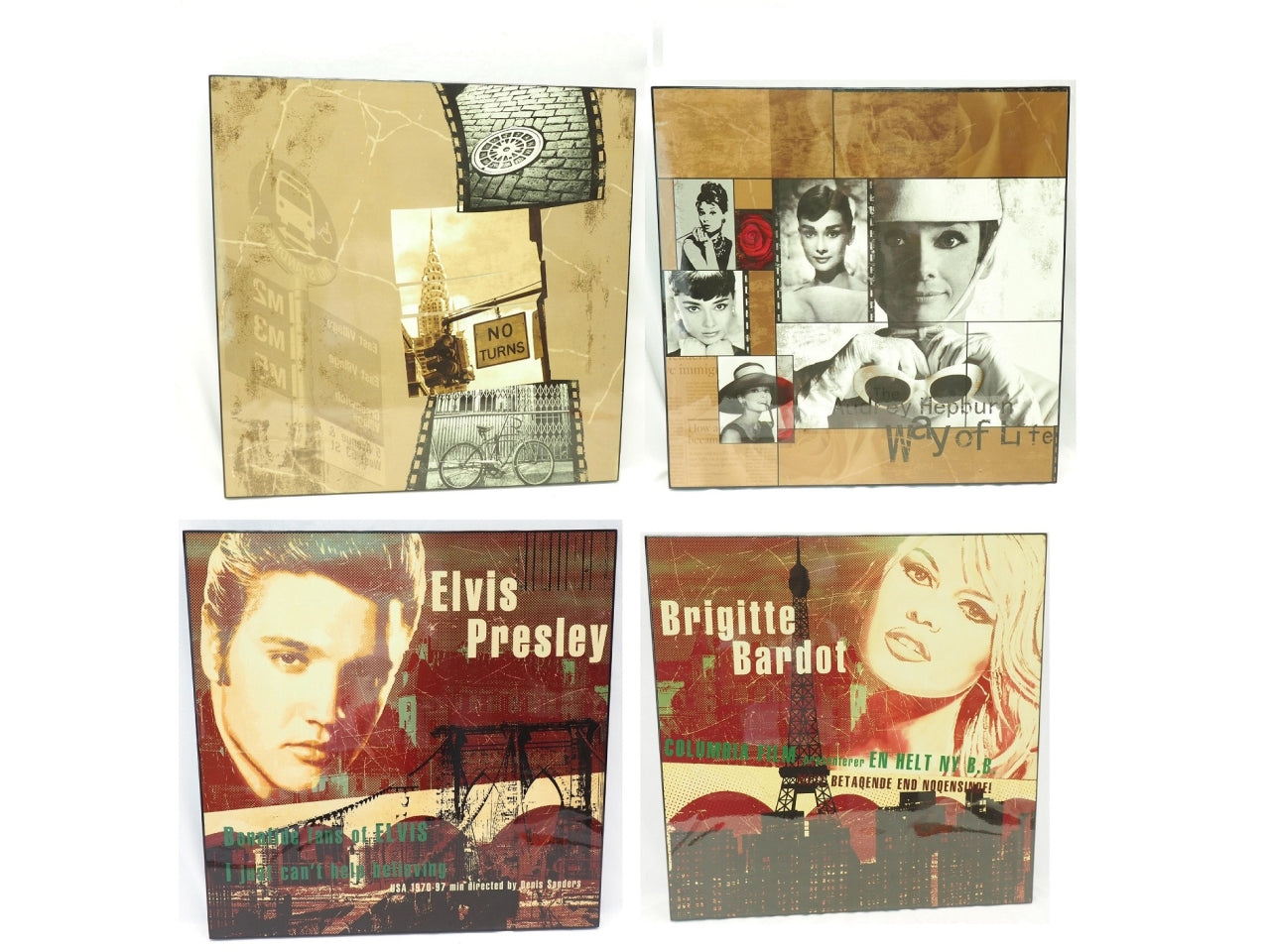 Quadro bombato wp 60x60cm assortito