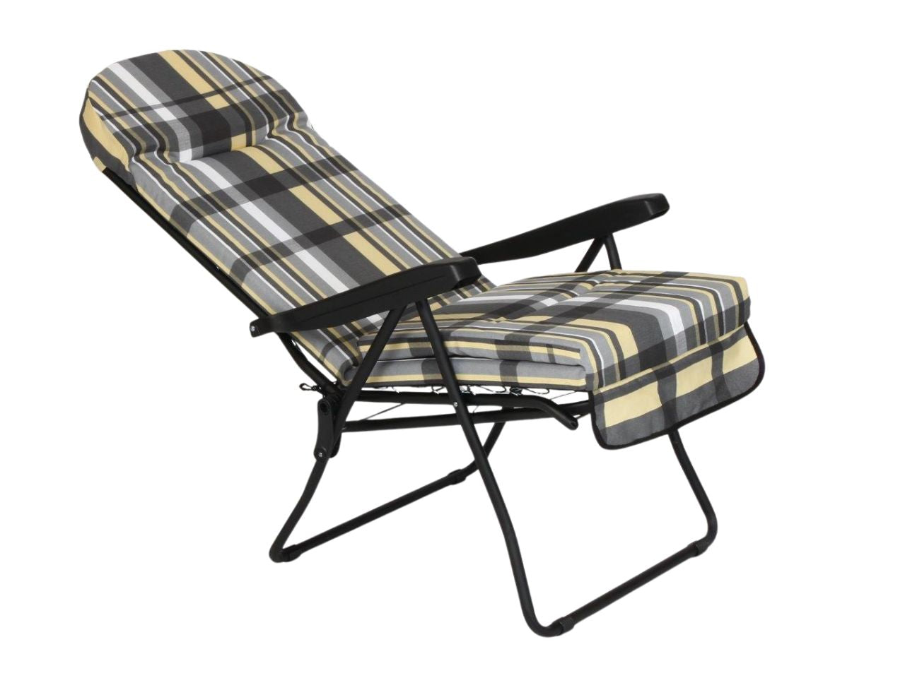 Sdraio Sofia 6 posizioni con tubo tondo 120x100x240cm