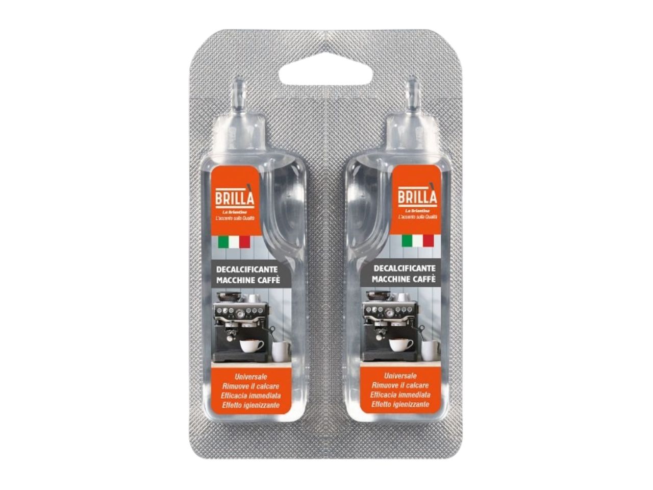 Decalcificante liquido per macchine caffè, blister da 2 pezzi