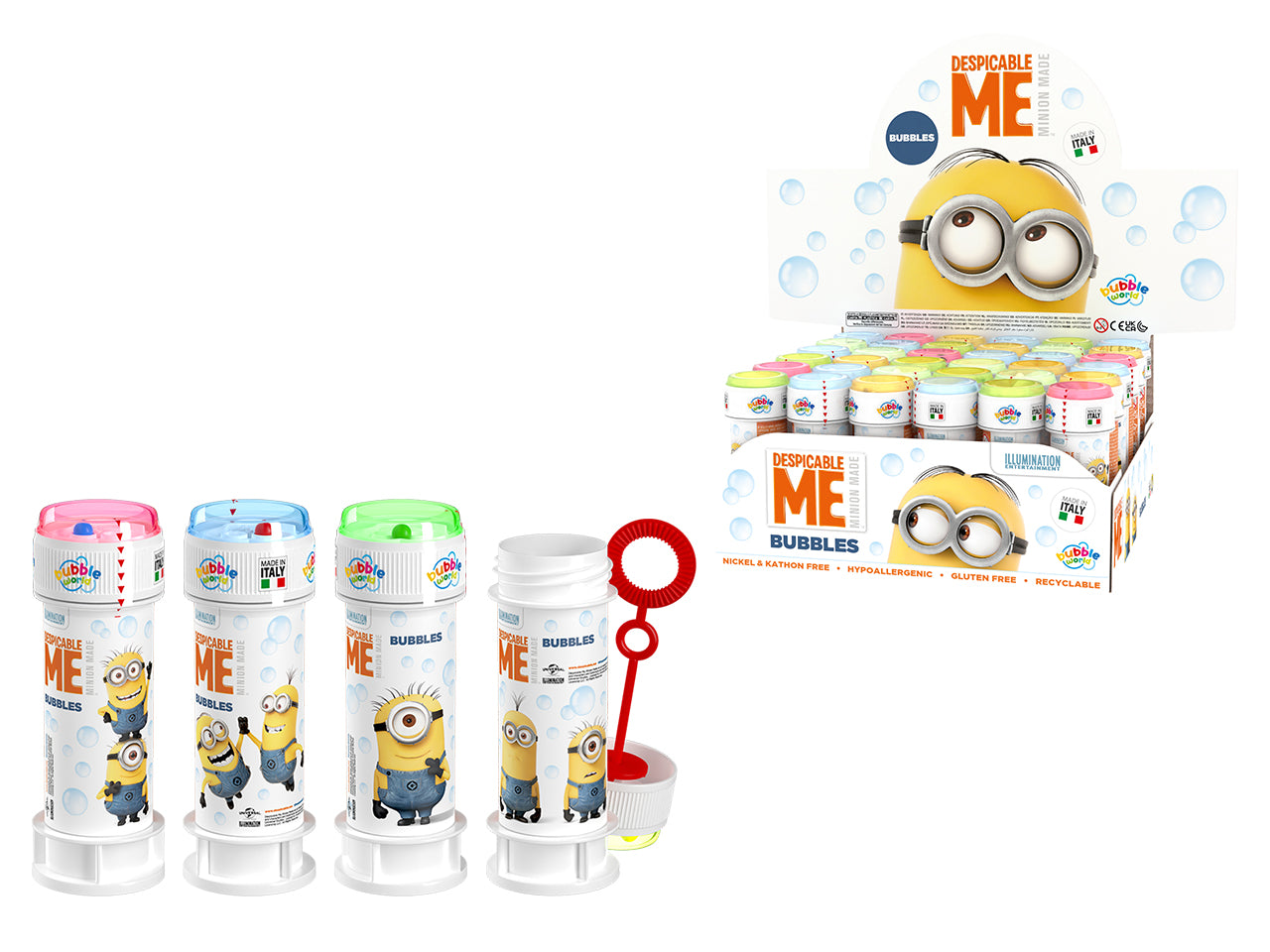 Bolle di sapone minions