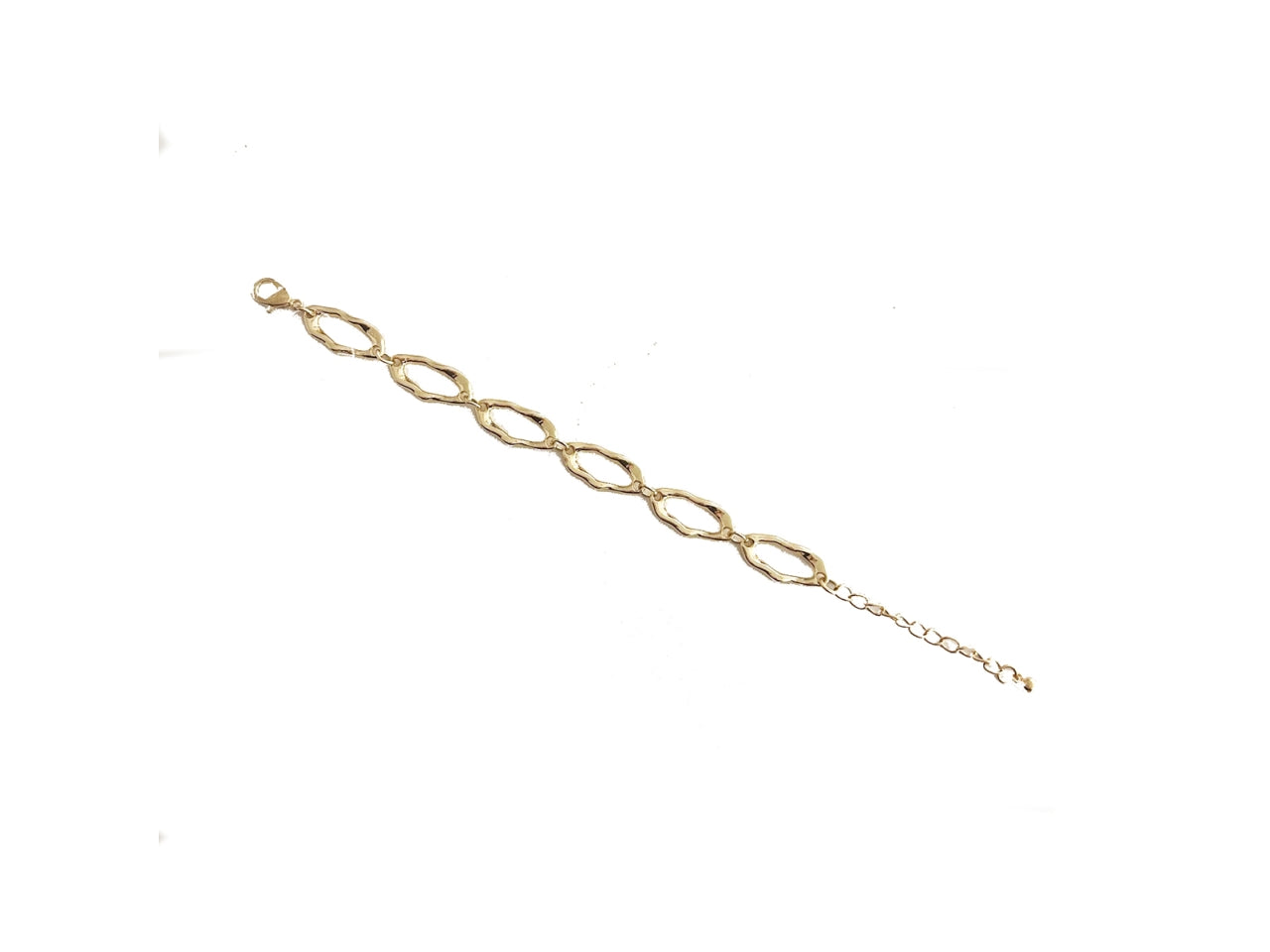 Bracciale catena ovali irregolari