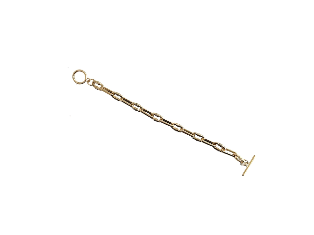 Bracciale catena ovali lisci