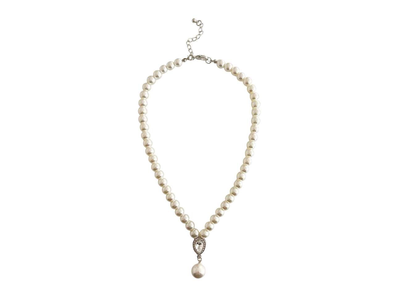 Collana corta giro perla