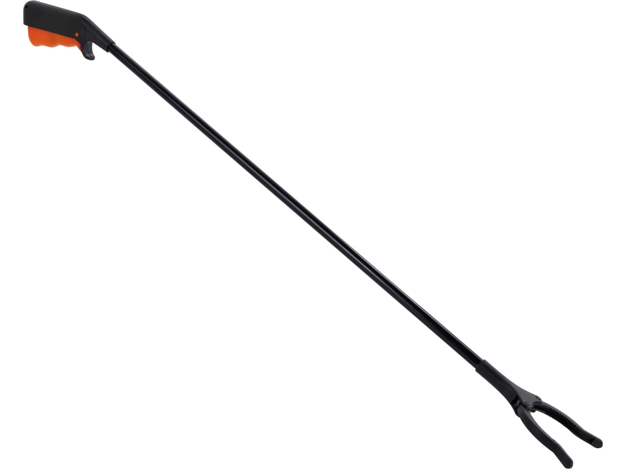 Pinza di presa in metallo e PP, lunghezza 100cm, colore nero con manico arancione