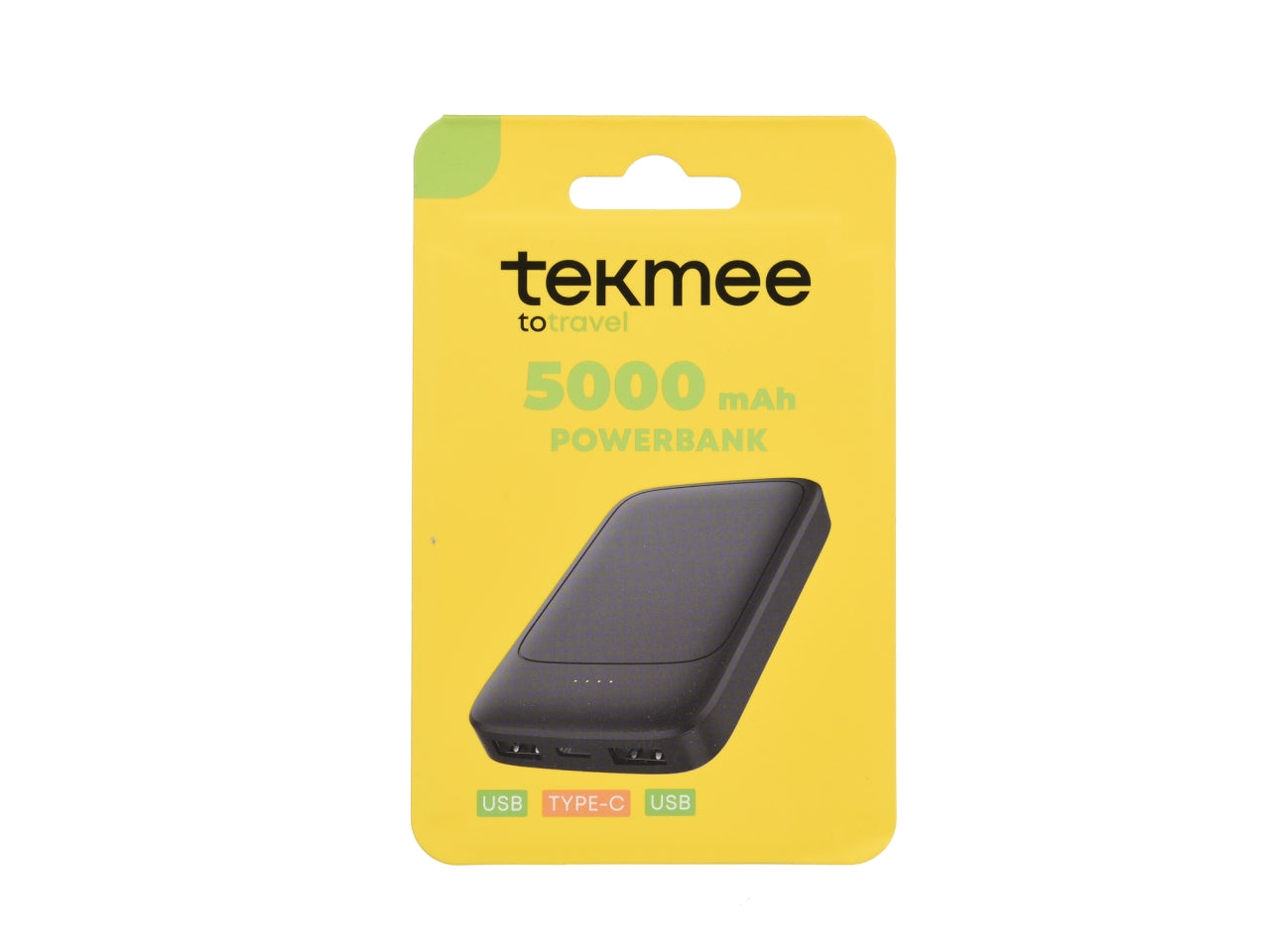 Tekmee powerbank 5000mah type C e Usb