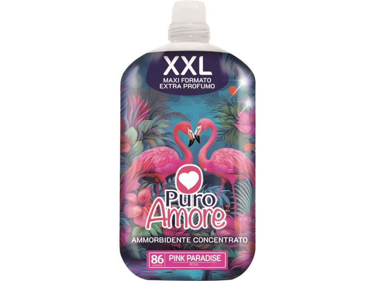 Puro Amore ammorbidente concentrato rosa xxl 86 lavavaggi 1,8L $
