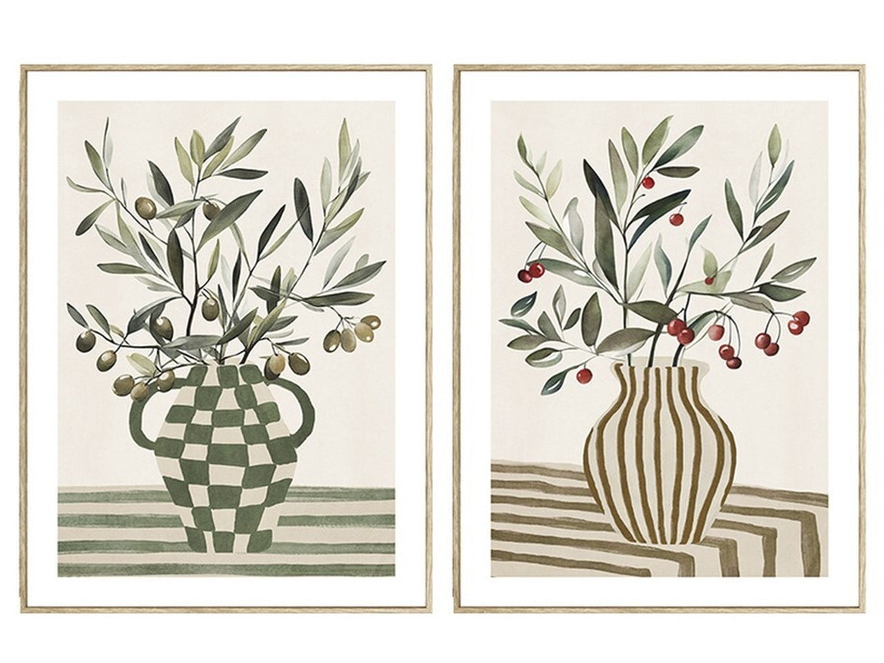 Quadro con telaio 45x60x2,5cm in 2 assortimenti