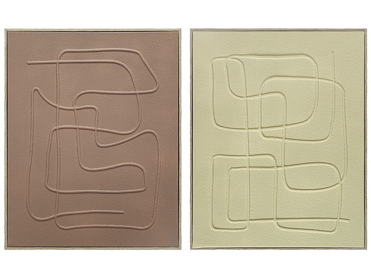 Quadro con cornice 3d 40x50x2,5cm in 2 assortimenti