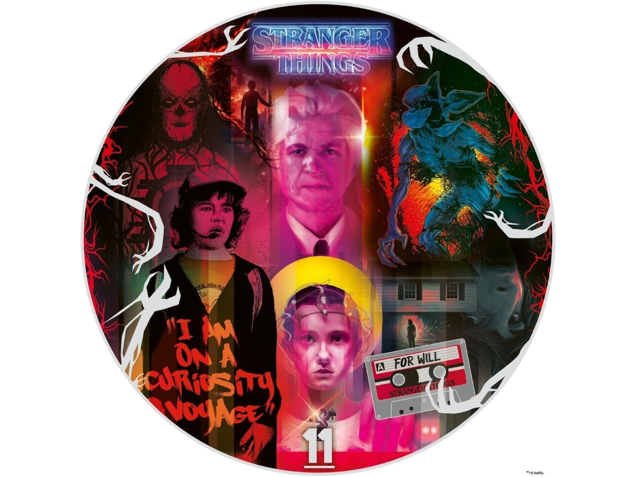 Puzzle 500 pezzi Stranger Things Round