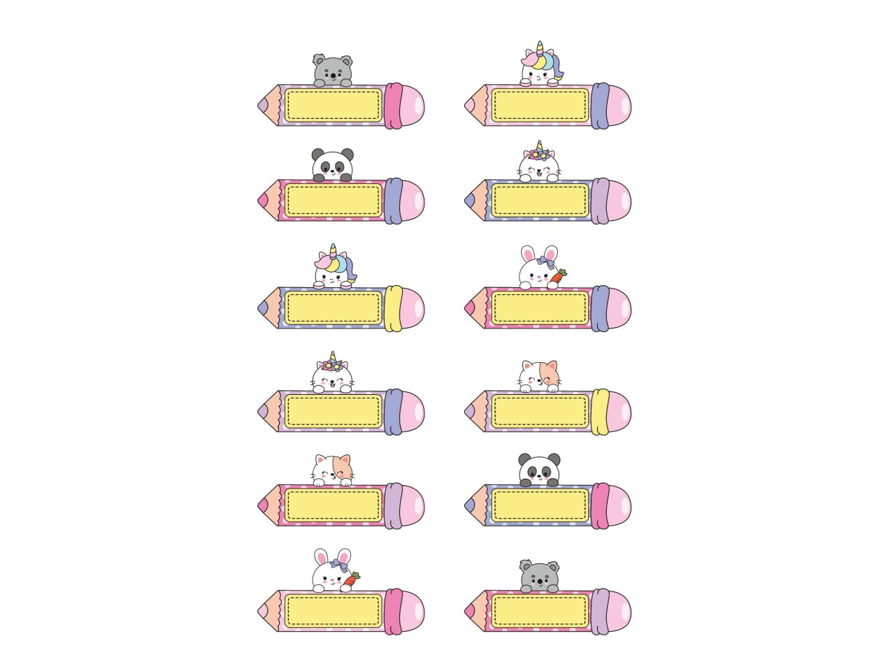 Segna nome stickers bimba