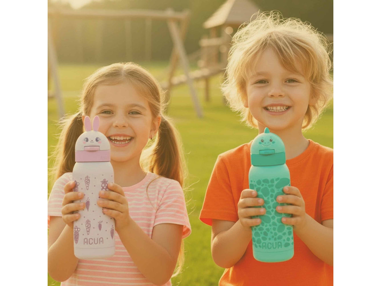 Acua kids, bottiglia termica 350 ml, coniglio