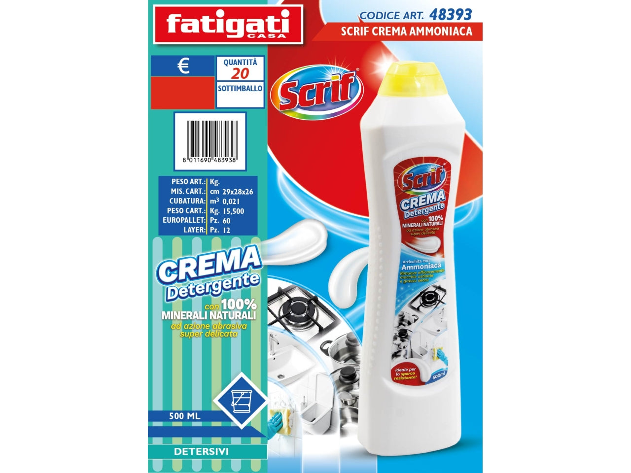 Scrif crema ammoniaca 500ml