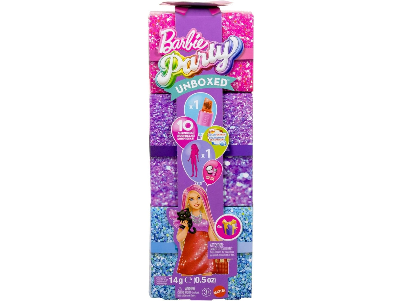 Barbie Party Surprise Rossa Brillante