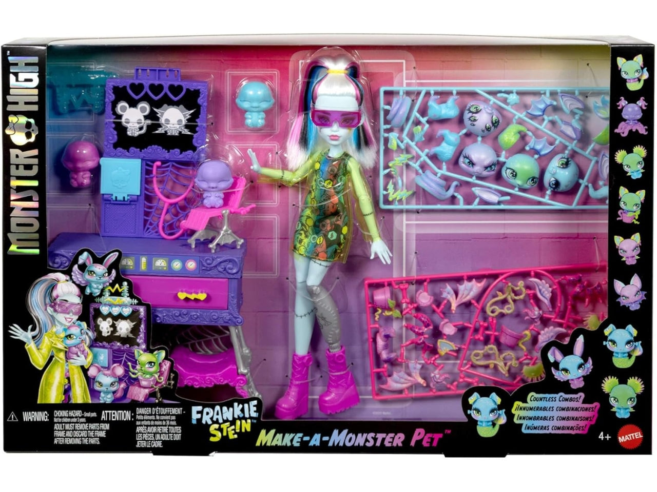 Monster High Il Laboratorio Dei Cuccioli Con Bambola