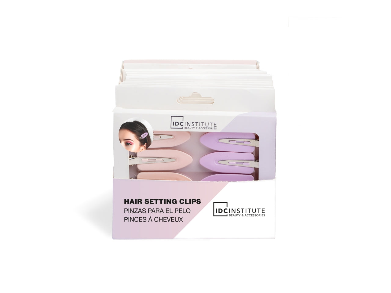 Idc institute clips per capelli, confezione da 8 clips