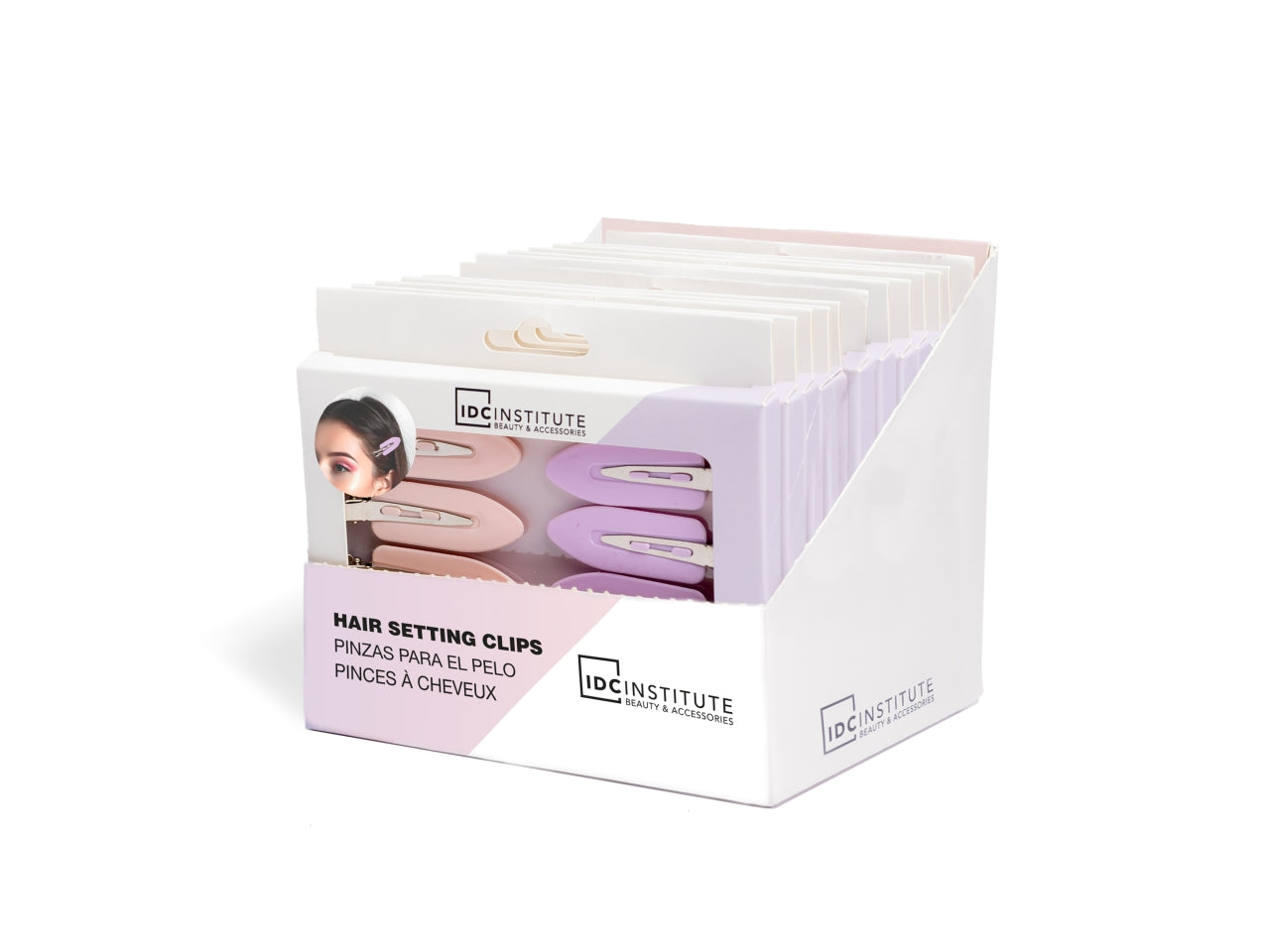 Idc institute clips per capelli, confezione da 8 clips