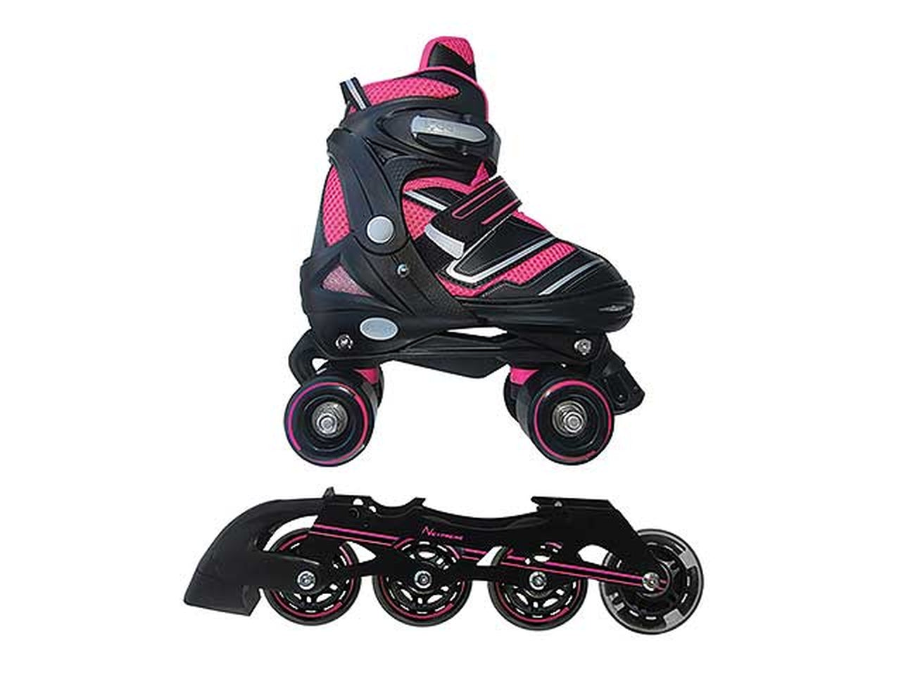 Pattini 2 in 1 reverse di colore fucsia taglia L