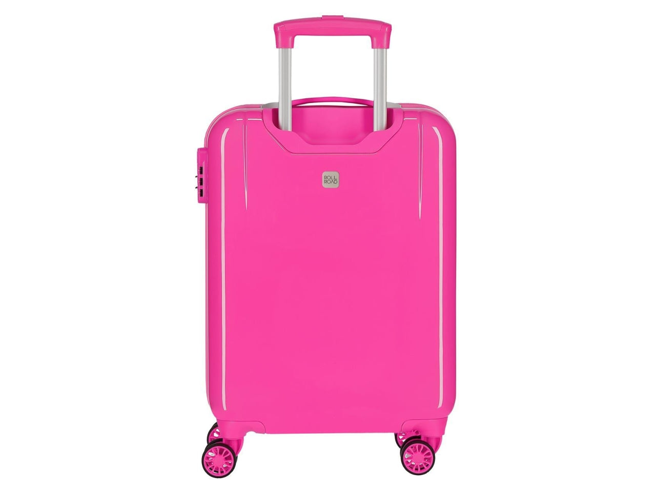 Roll road valigia in abs 55cm 4 ruote little me unicorn