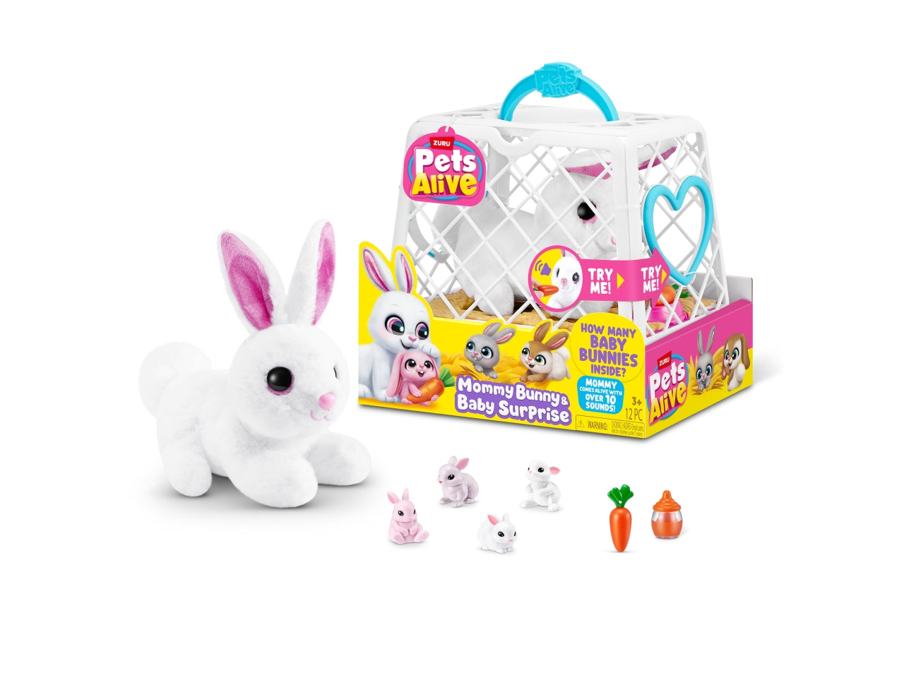 Pets alive mama e baby bunny