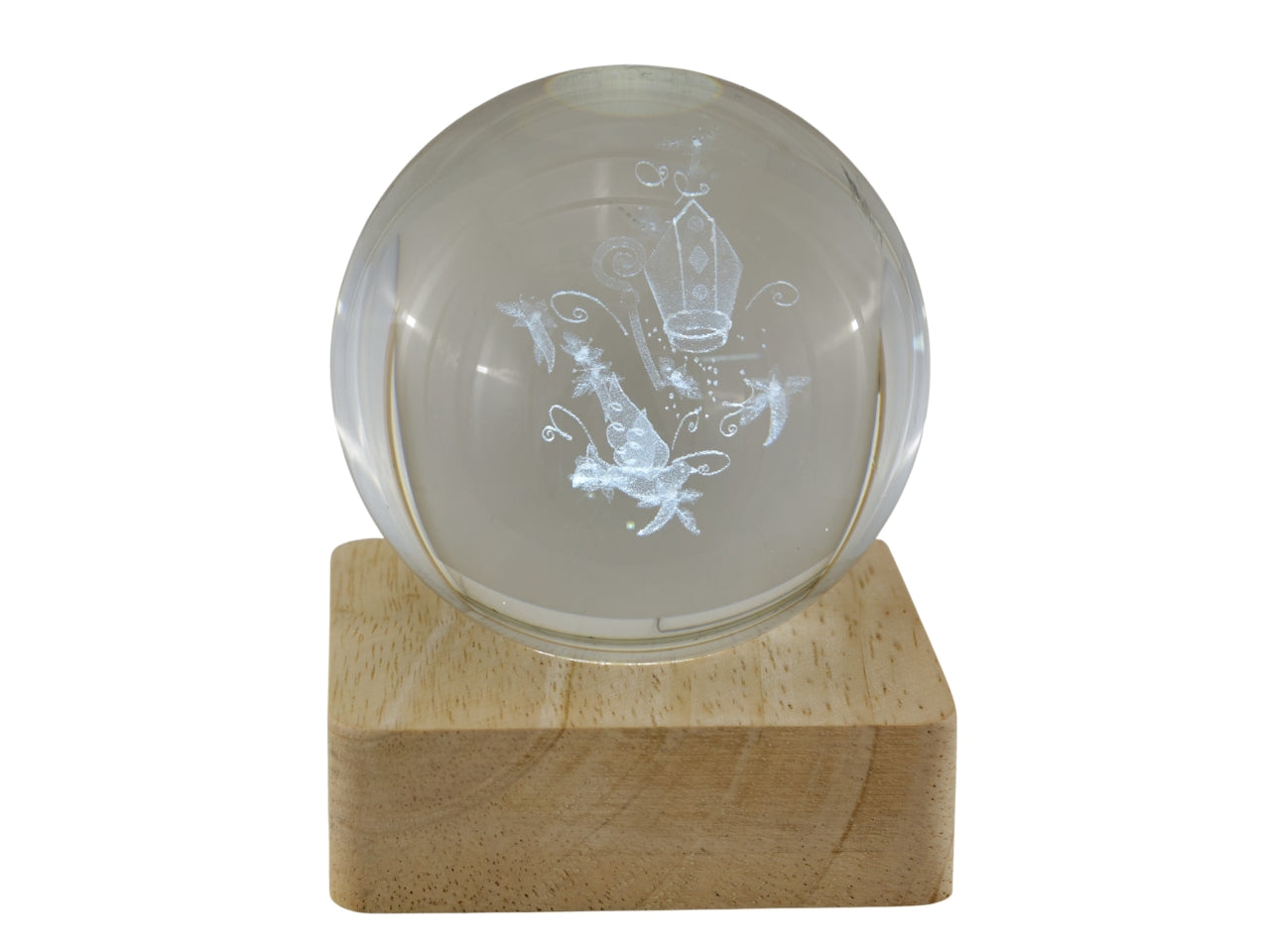 Lampada base quadrata cresima grande 8x8x10cm