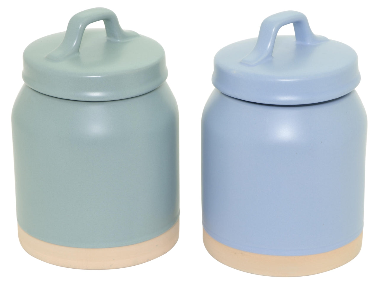 Barattolo natural 900cc in stoneware colori assortiti