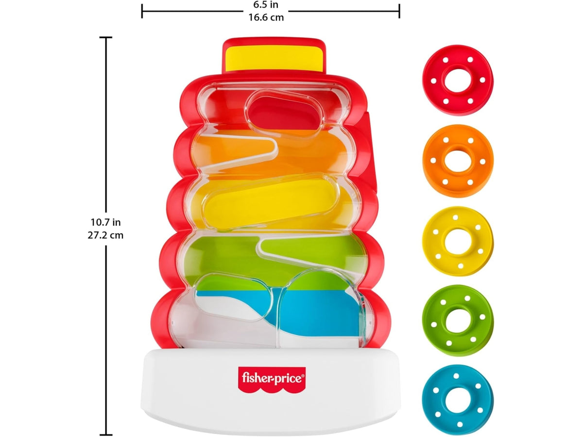 Fisher-price piramide 5 anelli