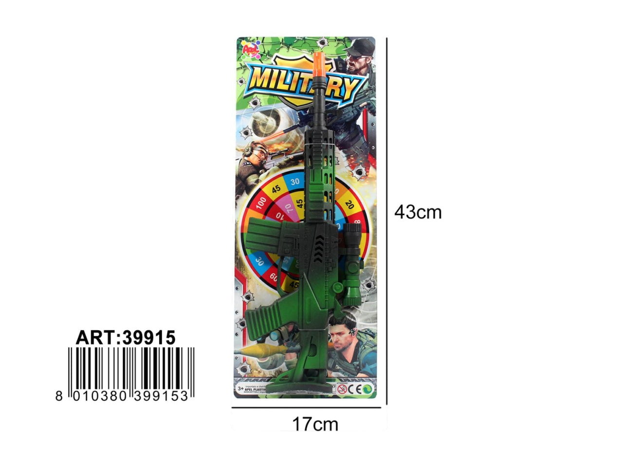 Mitra militare in 2 colori assortiti