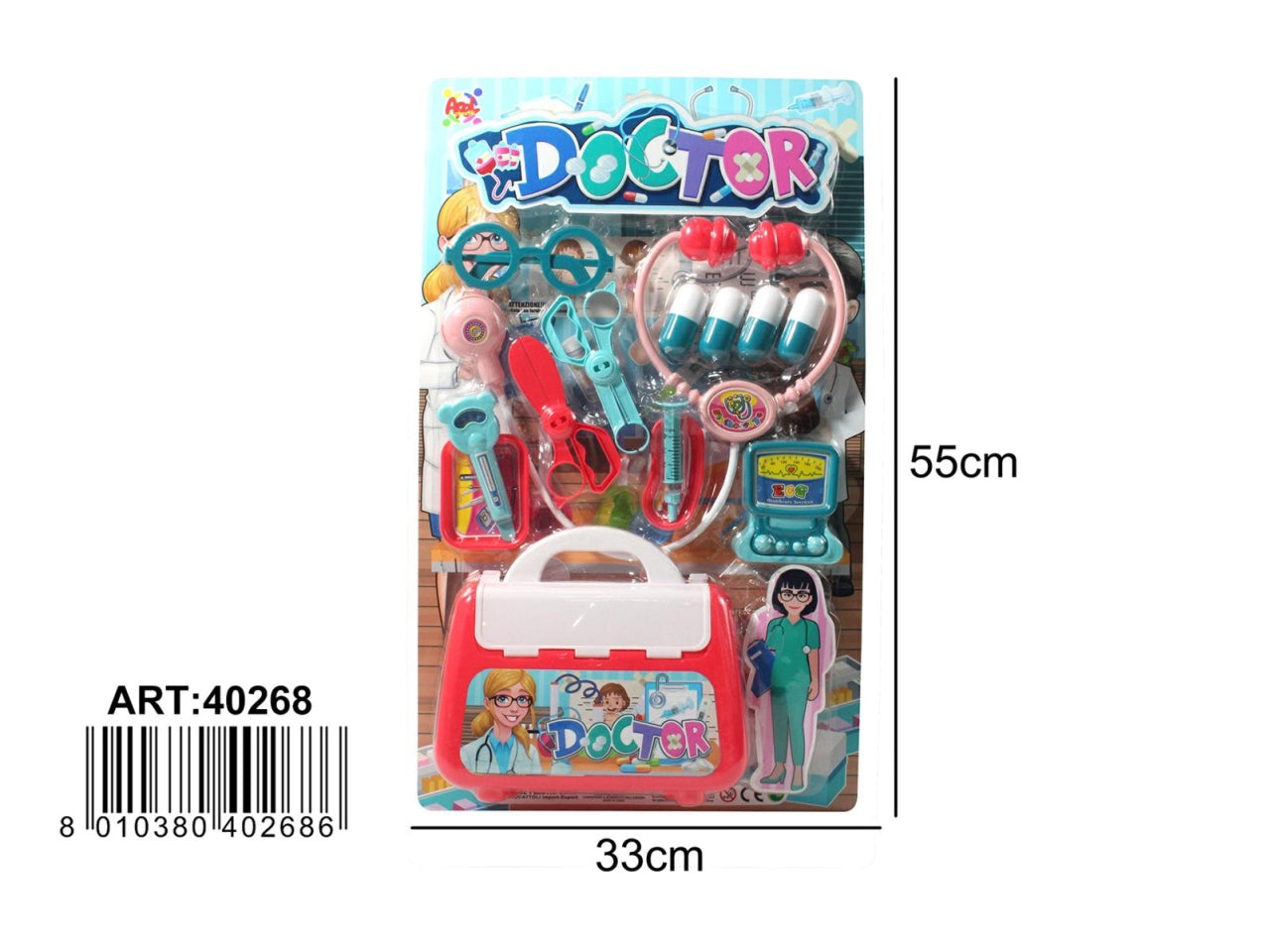 Set dottore con valigettae accessori