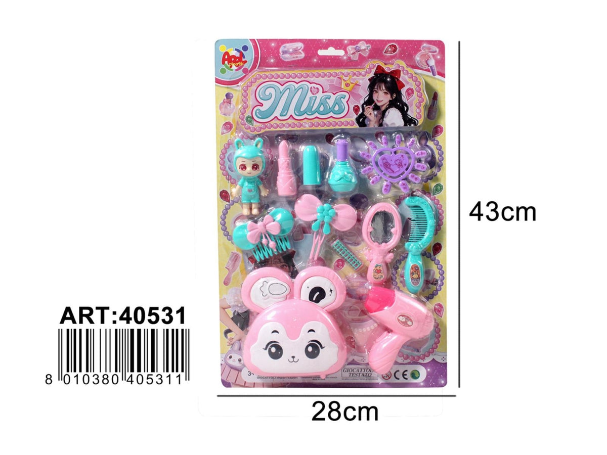 Set Miss con borsetta e accessori