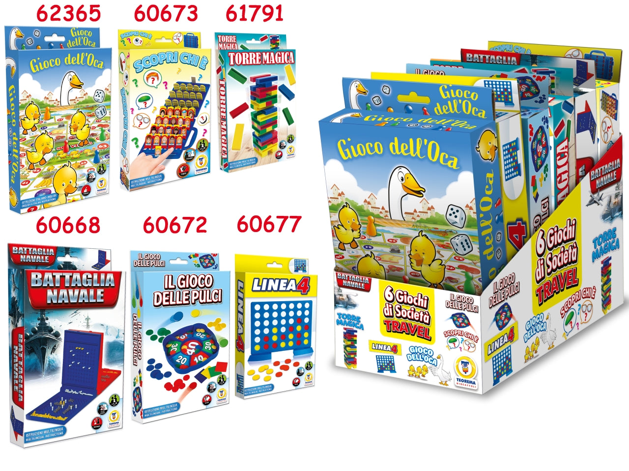 Giochi travel 6 modelli assortiti