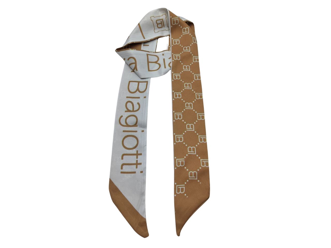 Sciarpa logo sabbia 5x120cm