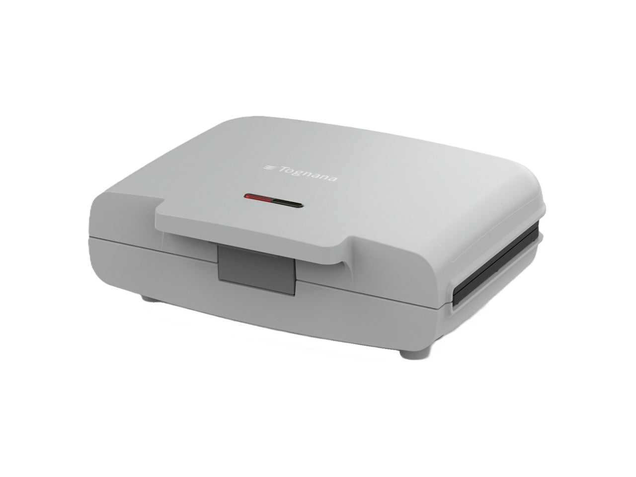 Tostiera elettrica Iridea 750W 21,5x17,5xh.7,5cm grigio perla