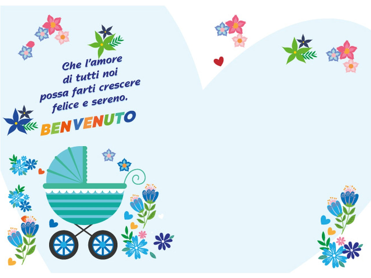 Biglietto nascita flashcard 072