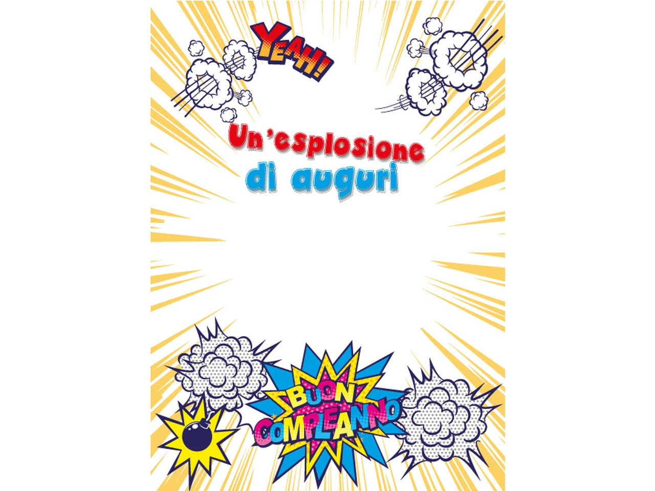 Biglietto buon compleanno flashcard 046