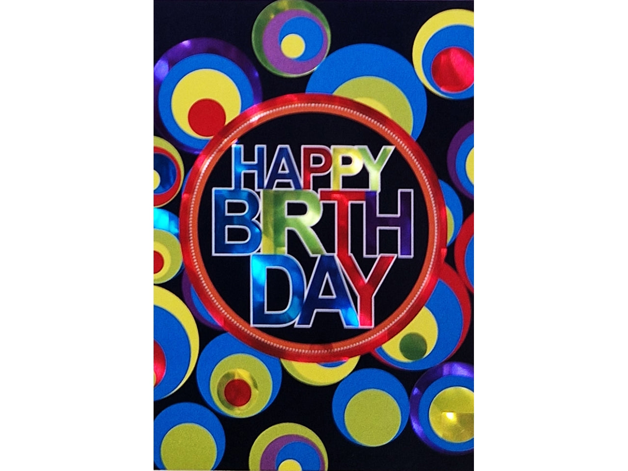 Biglietto buon compleanno flashcard 050