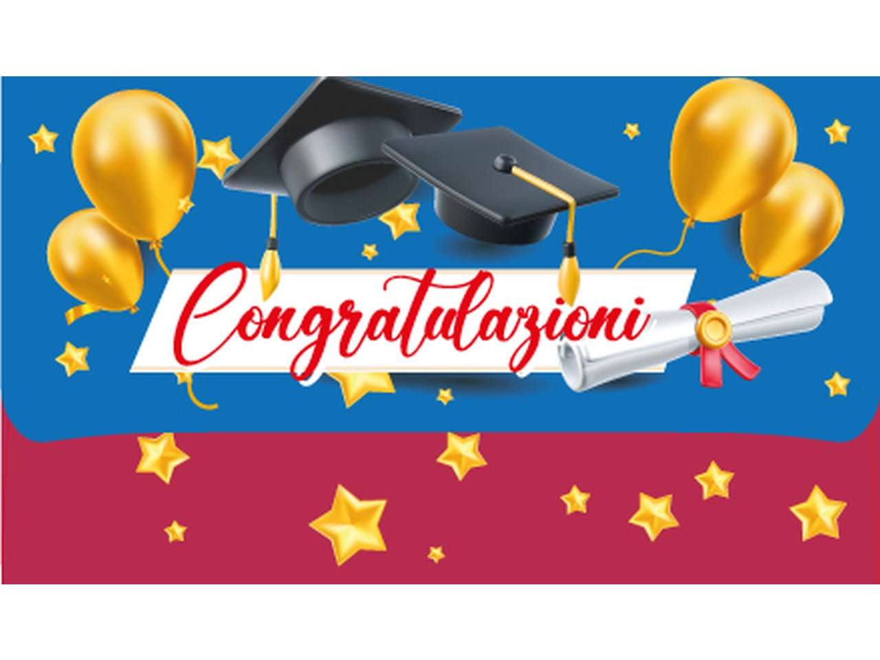 Biglietto portasoldi laurea flashcard 043