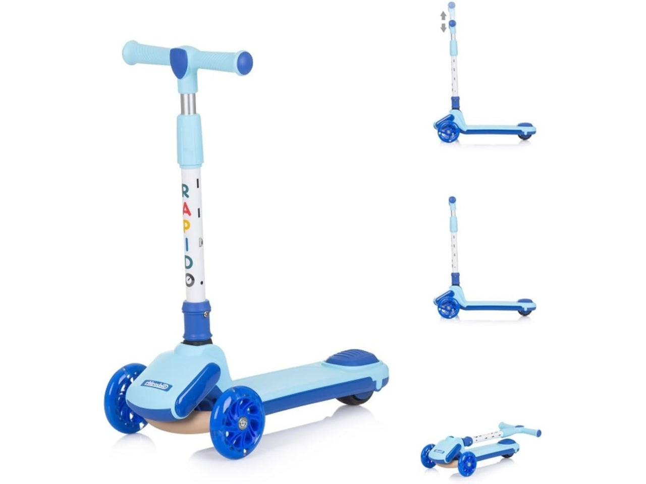 Scooter monopattino rapido blu