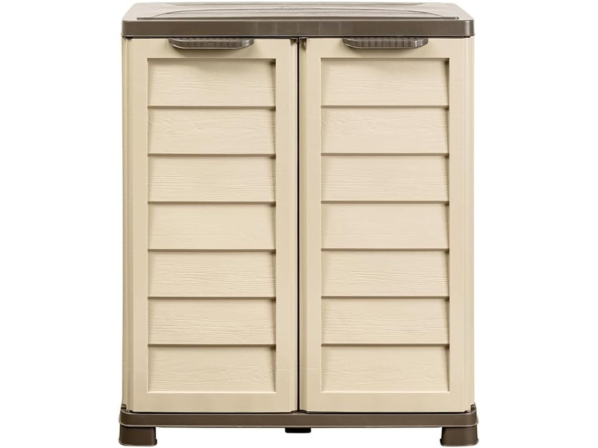 Riponi armadietto beige/tortora 76x46x89h