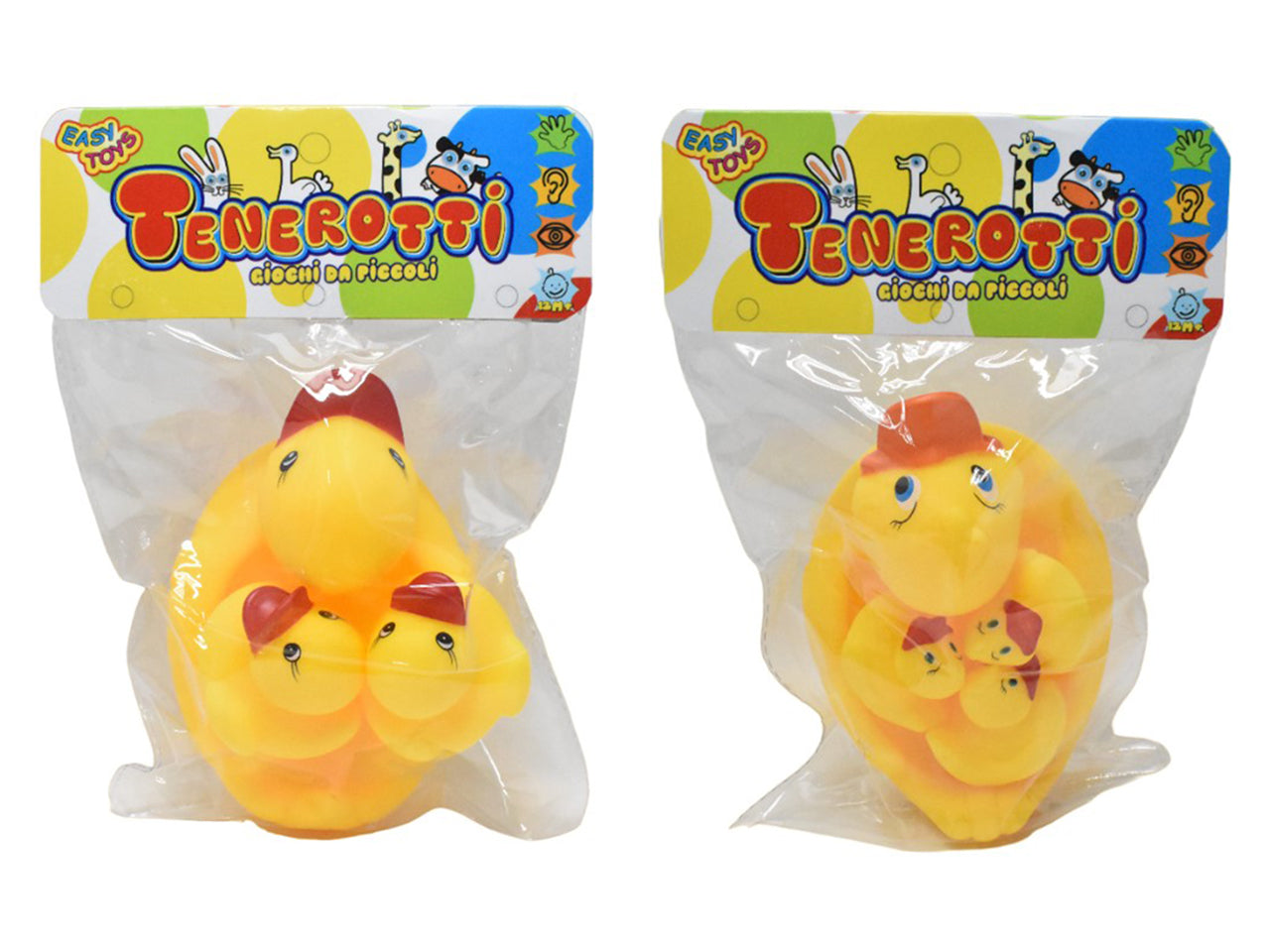 Tenerotti 4 pz.papere 2 assortimenti
