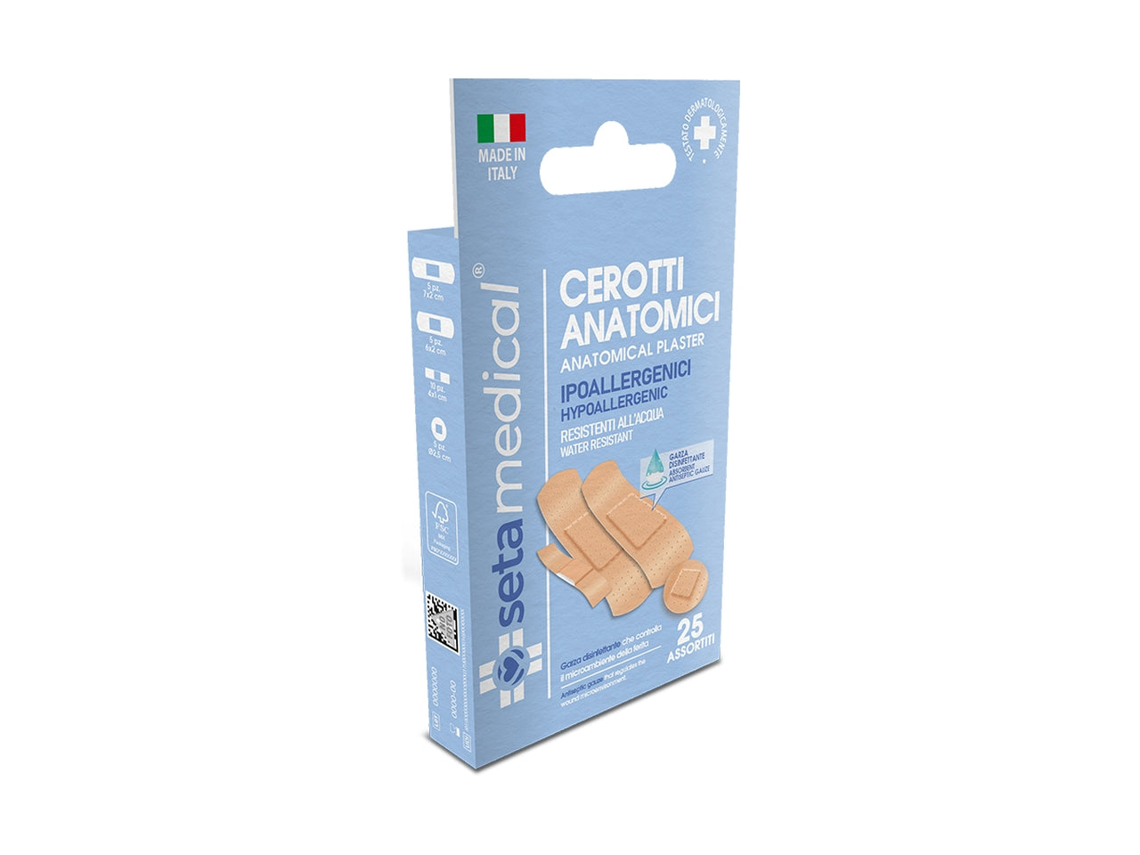 Cerotti classici set da 25 cerotti assortiti