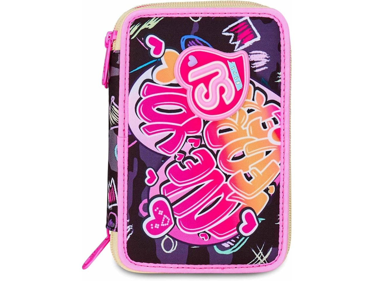 Astuccio 3 zip sj gang game-led girl