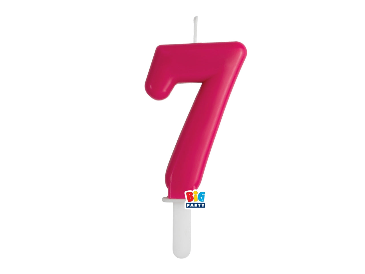 Candelina numero 7 di Cera Tiny Plump Cherry 7cm