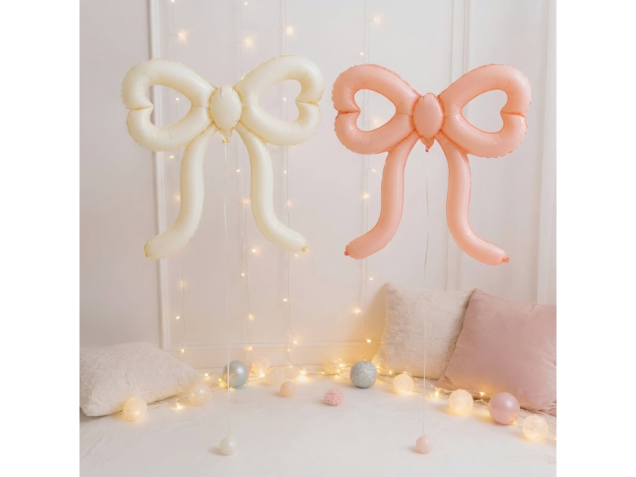 Palloncini Foil Forma 51x53cm Slim Bow Rosa