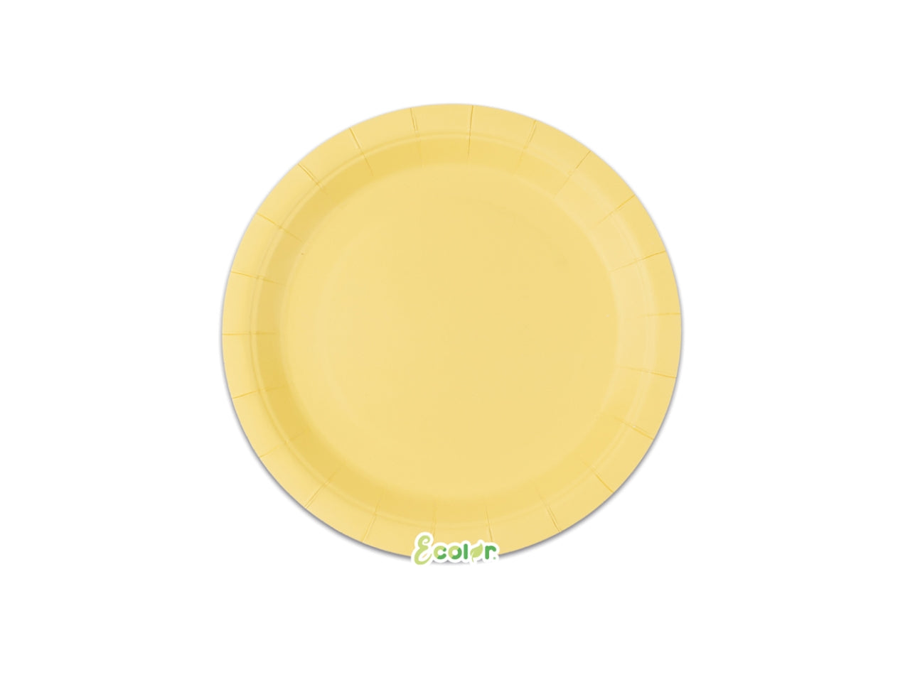 Piatti Ecolor 18cm Giallo Baby set da 25 piatti