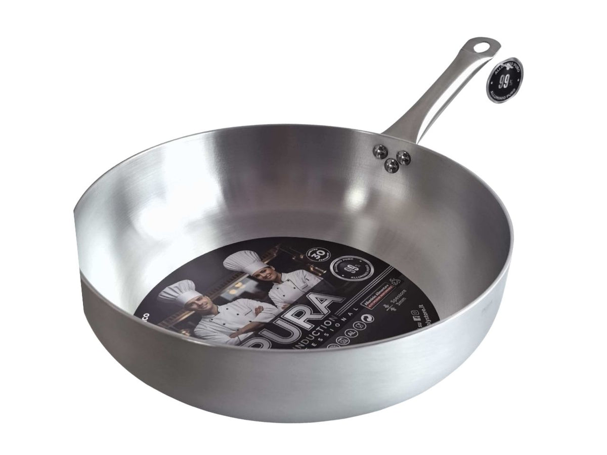 Pura induction-saltapasta 1m inox 30cm 3mm