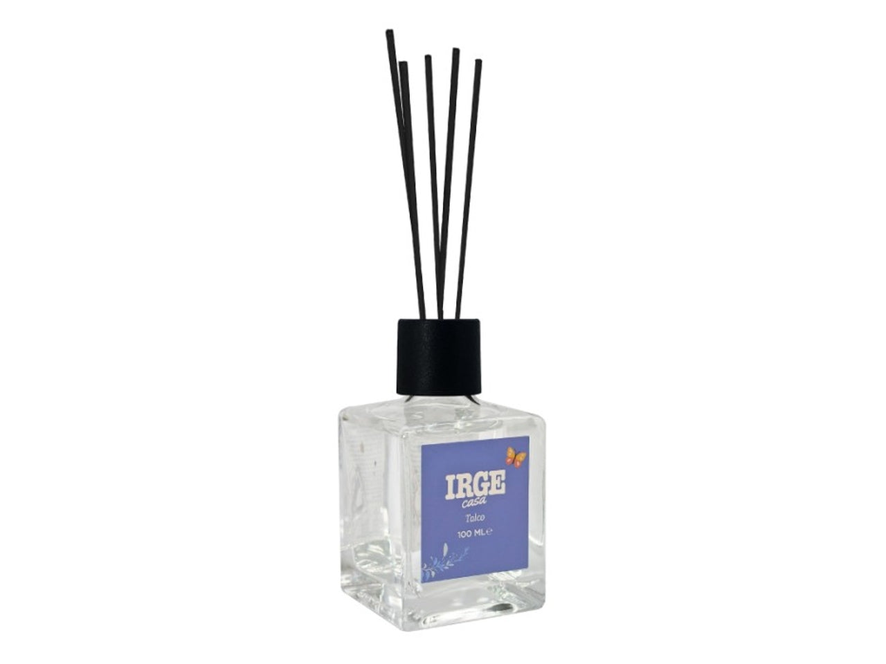 Diffusore cubo 100ml natural talco con bastoncini