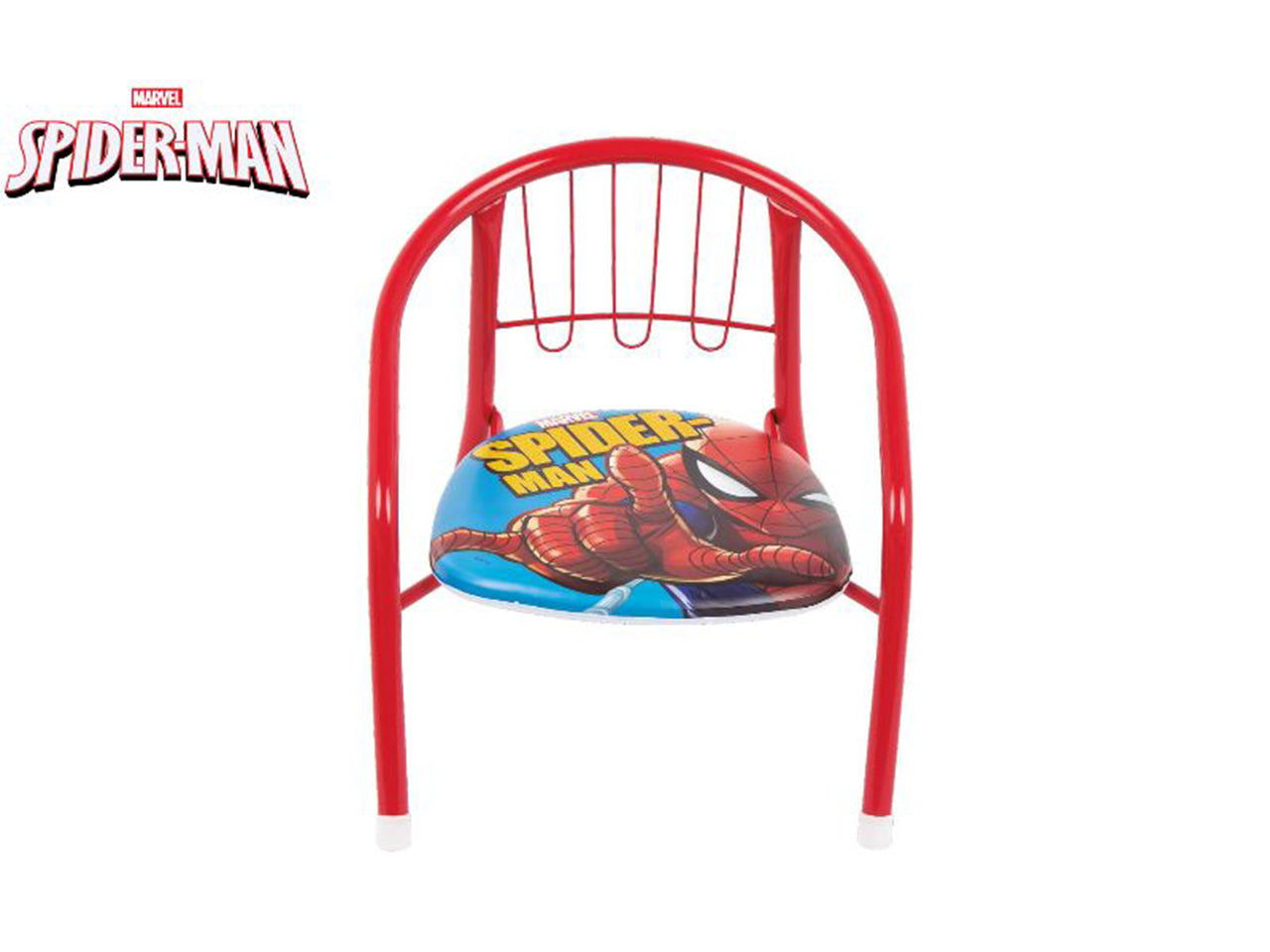 Sedia metallo 36x30x34cm Spiderman