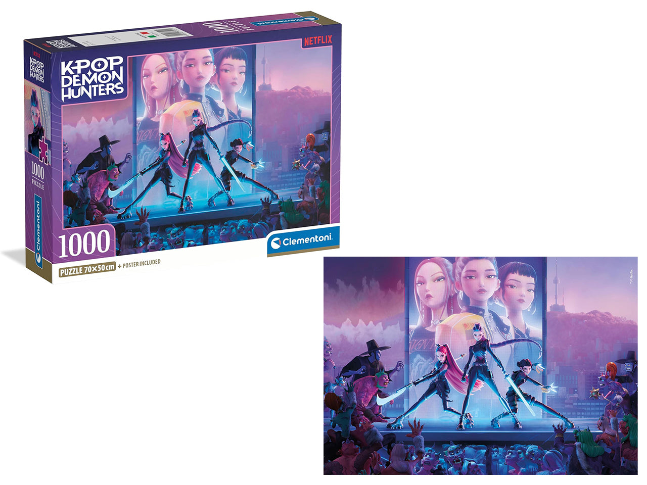 Puzzle 1000 Kpop Demon Hunters compact