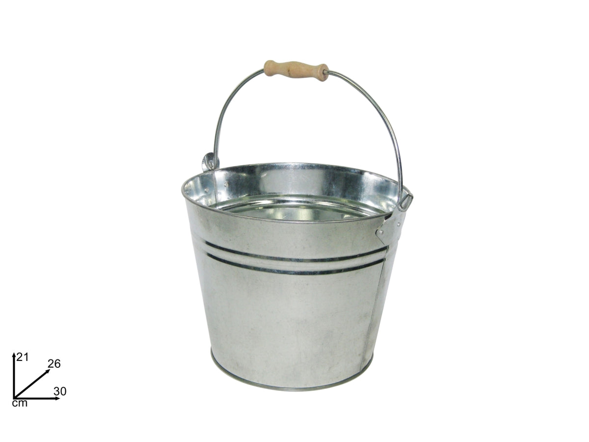 Secchio acciaio piccolo 30xh.21cm